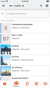 myIBA screenshot 2