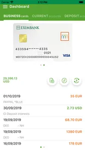 EXIMBANK Business screenshot 2