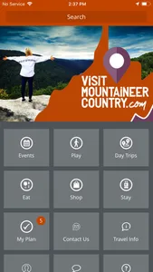 Visit Mountaineer Country screenshot 0