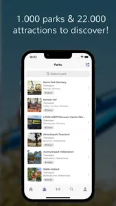 coaster.cloud - Theme park app screenshot 0