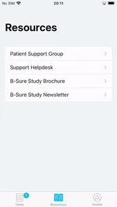 B Sure Patient App screenshot 1