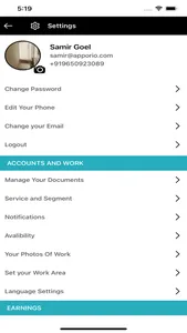 Apporio Handyman Provider screenshot 3