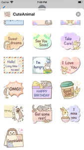 Cute Animal Notepad screenshot 2