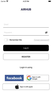 Airhub app screenshot 2
