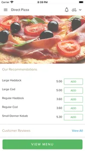 Direct Pizza. screenshot 1