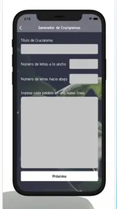 Generador Crucigrama screenshot 1