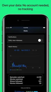 Vid Diva: TV & Movie Tracker screenshot 3