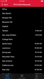 Caltrain+ screenshot 5