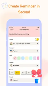 Due Alarms: Reminders + Timers screenshot 1