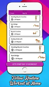 Weight Lose Exercises at Home screenshot 4