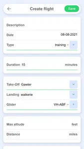 Glider Log screenshot 2