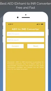 AED to INR Converter screenshot 0