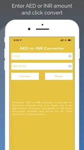 AED to INR Converter screenshot 1