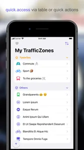MyTrafficZones screenshot 0