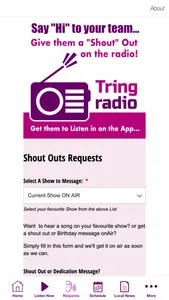 Tring Radio screenshot 2