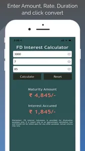 Fixed Deposit Int Calculator screenshot 2