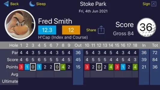 GolfCardLive screenshot 0