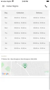 Indian Nights West Bridgford screenshot 4