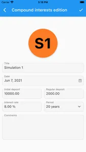 Compound interests calculator screenshot 7
