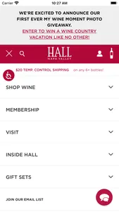 HALL Wines screenshot 2