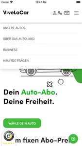 ViveLaCar Auto-Abo screenshot 2