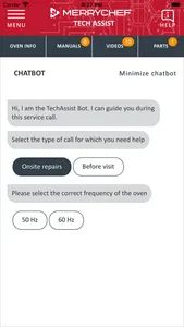 Merrychef Tech Assist screenshot 3