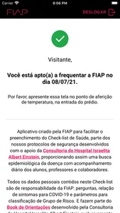 FIAP - Checklist de Saúde screenshot 2