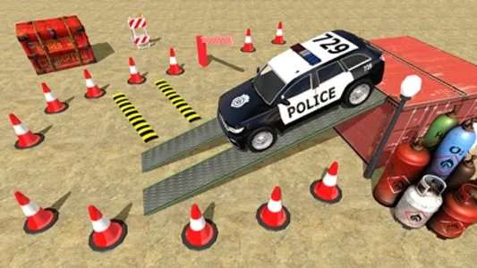 Police Car Parking Simulator - screenshot 1