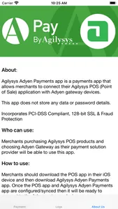 Agilysys Pay Adyen screenshot 3