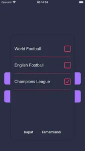 Categorized Football Quiz screenshot 0