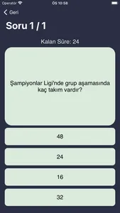 Categorized Football Quiz screenshot 2