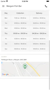 Margam Fish Bar screenshot 3