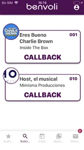 Benvoli Audiciones screenshot 1