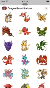 Dragon Beast Stickers screenshot 2