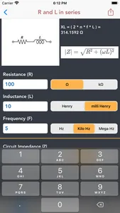 Impedance Calculator lite screenshot 2