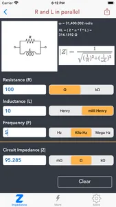 Impedance Calculator lite screenshot 3