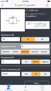 Impedance Calculator lite screenshot 5