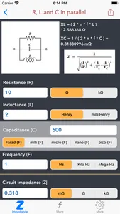 Impedance Calculator lite screenshot 9