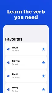 Learn French Verbs Conjugation screenshot 1