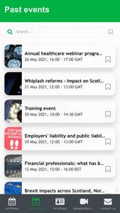 Kennedys events app screenshot 2