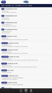 PurolatorPRO Filter Finder screenshot 2