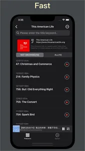 Castflow - Fast podcast app screenshot 2