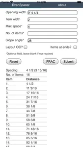 EvenSpacer screenshot 0