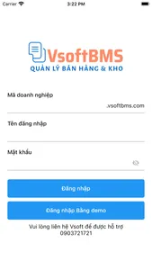 VsoftBMS - Quản lý bán hàng screenshot 1