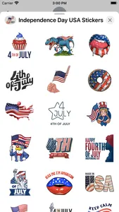 Independence Day USA Stickers screenshot 1