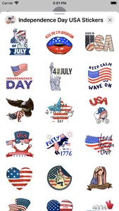 Independence Day USA Stickers screenshot 2