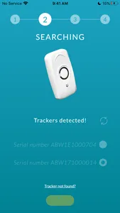 Abeeway WiFi-GPS tracking screenshot 2