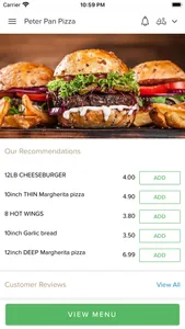 Peter Pan Pizza Stretford screenshot 1