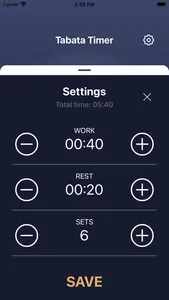 Tabata/Boxing Timer screenshot 0