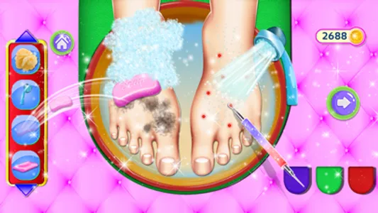 Toe Nail Salon - Foot Spa Game screenshot 0